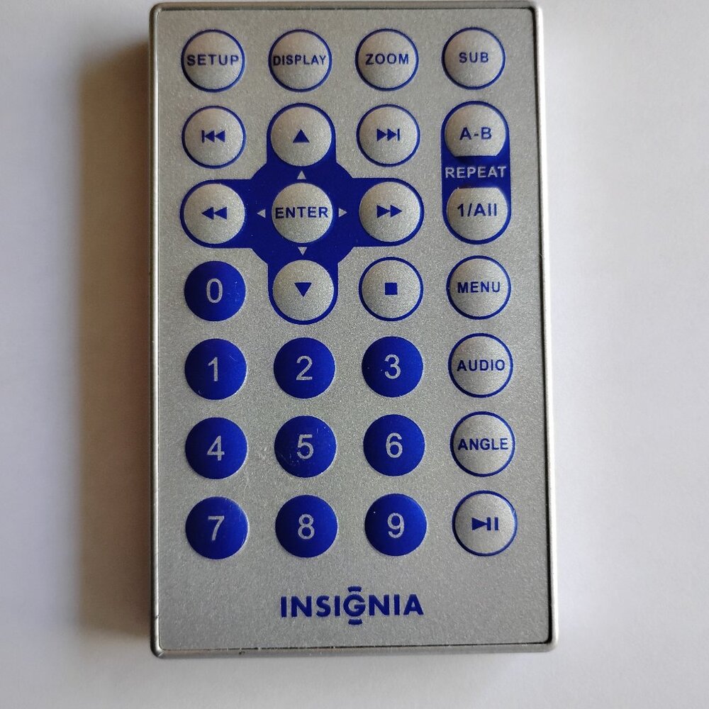 Insignia DVD Remote Control